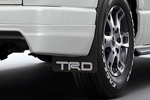 Trd マッドフラップ ブラック ブラック カーパーツ ハイエースコミューター ハイエースワゴン Kdh22 13 11 Trh21 Trh22 13 11 除くマッドガード カラード マッドガード付車 B07sttskxc