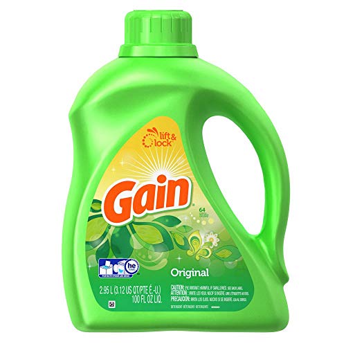 Gain + Aroma Boost Liquid Laundry Detergent, Original Scent, 64 Loads