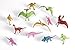 12 Pack Dinosaur Eggs with Mini Dinosaur Figures in Jurassic Dino Egg- Easter Eggs Basket Stuffers for Party Kids Easter Gift - Dinosaur Toys Party Favors