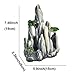 HenryDong Chinese Ink Wash Painting Aquarium Mountain View Stone Ornament, Fish Tank Décor White Rock, Resin Decorations Ornaments 7″thumb 2
