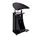 HOMCOM Height Adjustable Laptop Cart Rolling Mobile Podium Desk Stand w/Swivel Top & Storagethumb 1