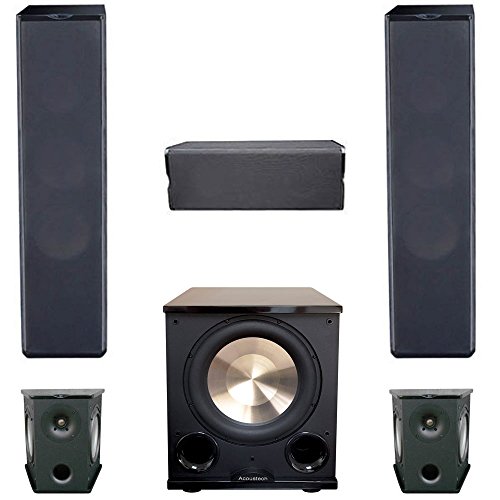 Premier Acoustic 5.1 Home Theater System Bundle with 2 PA-6F Tower Speakers, 2 PA-6S Surrounds, 1 PA-6C Center Channel Speaker, 1 BIC/Acoustech PL-200II Subwoofer