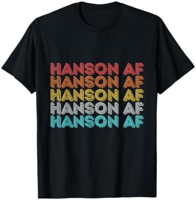 Amazon.com: Hanson AF T-Shirt : Clothing, Shoes & Jewelry