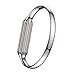EloBeth Compatible with Fitbit Flex 2 Bands Fashion, Silver-Small, Size No Size