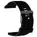 Replacement Band for Suunto Traverse Watch, Black Silicone Watch Band Fitness Bands Bracelet Sport Strap Wristband Accessory with Screwdriver for Suunto Traverse Series Watch