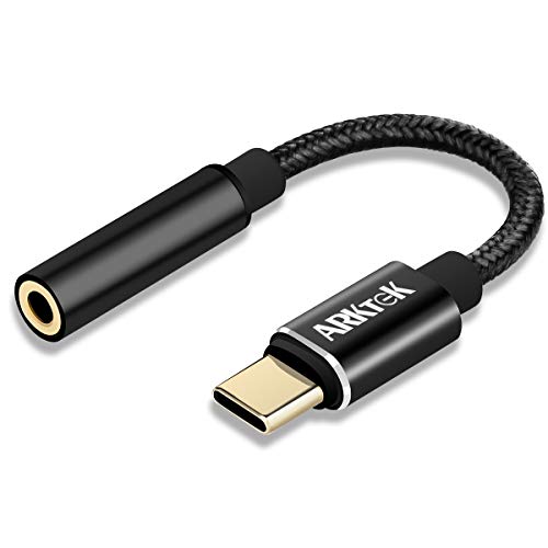 USB C to 3.5MM Audio Adapter - USB Type C to AUX Headphone Jack Hi-Res DAC Cable Adapter for Pixel 4 OnePlus 7 and More