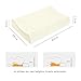 Latex Pillow, ALPHA LATEX Thailand Natural Contoured Organic Pillows for Neck Pain Anti-Mite Hypoallergenic Bed Pillow for Sleeping - Low&High Ergonomic Contour Design for Back &Side Sleepers