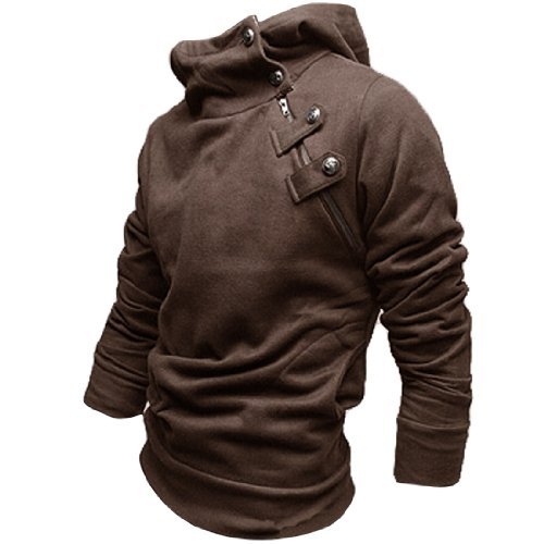 chaqueta de la capa encapuchada