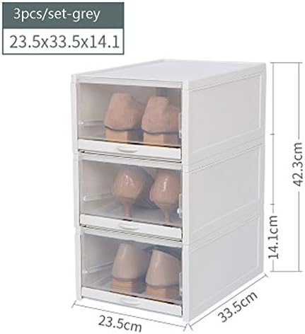 Romantic Night 99 Shoe Boxes Cabinet Storage Box 3pcs Set