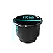 X-Haibei Recessed Plastic Cup Drink Can Holder Marine Boat Marine RV Camper Universa Black