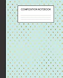 Composition Notebook: Unicorn Face Pattern College Ruled Notebook Lined School Journal