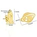 Gold Color Earrings Stainless Steel Future Jewelry Cosmic Spaceship Rocket Planet Earrings For Women