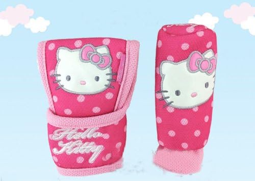 Hello Kitty Sanrio Car Shift & Hand Brake Cover (Dot Pattern) Delivery Time 7-12 Business Days
