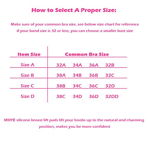 MIILYE Breast Instant Lift Nipple Pasties [No Skin Hurt, No Scars Left] Reusable Strapless Bust Boobs Enhanced Silicone Adhesive Tape Bra for Cup D (Tears Style) - Thumbnail 4