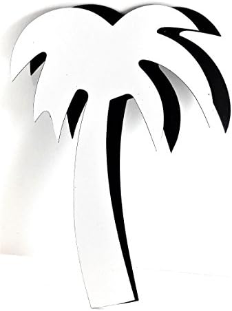 Palm Tree Rubberized Magnetic Screen Decor; Multipurpose, Helps to Stop Walking into screens, Covers small tears in Screens, Decorates screen area. Set of Two Magnets. Size 7” X 5”