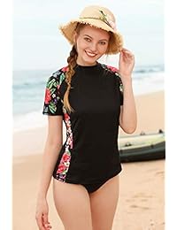 Camiseta de natación para dama con protección UV