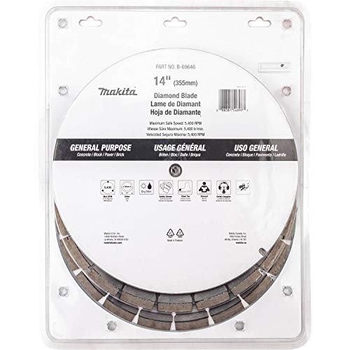 Makita B-69646 14" Diamond Blade, Segmented, General Purpose, Contractor 3/Pk photo 7