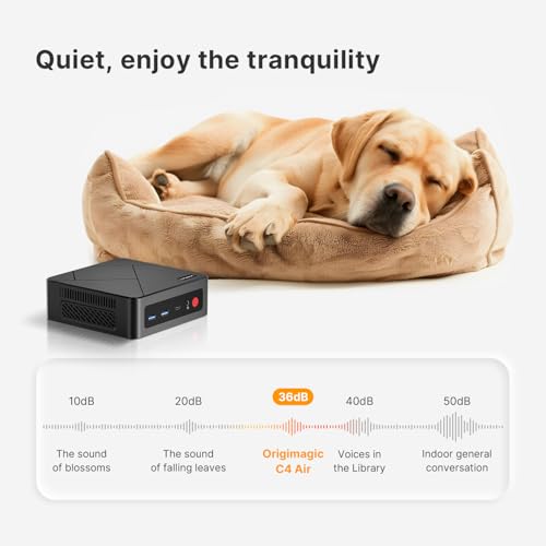 C4 AIR Mini PC, Ryzen 5 3500U, 8GB DDR4 2400MHz RAM, 256GB SSD + PCIe 3.0 NVMe Slot, Vega 8 Graphics, Triple 4K Display, WiFi 5/BT 5.0, Micro Desktop for Business/Office/Home