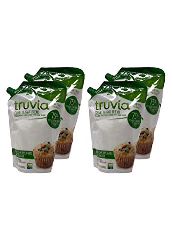 Truvia Cane Sugar and Stevia Blend 1.5 lb. Bag (4 Pack,Cane Sugar Blend)