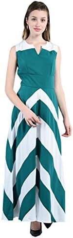 Peptrends Women's Crepe Skater Maxi Dress(Up to Size XXL44)