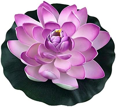 DHG -Garden Statues - Pool Fish Tank Simulation Flower Decoration Simulation Water Lily Outdoor Garden Sculptures
