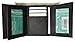 Marshal Wallet Mens Trifold Wallet Extra Capacity 10 Inside Slots 2 ID Windows