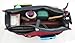 Periea Chelsy Purse Organizer Insert with Handles & 13 Pockets - 3 Sizes (Red, Large)