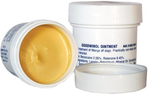Goodwinol Ointment 1oz for Mange in Dogs, apply daily see results!
