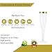 30 Premium Party Plastic Champagne Flutes - Clear Gold Rim Plastic Drink Cups, Recyclabel Unbreakable Stemware For Wedding, Toasting, Great For Mimosa, Cocktail Drinks or as Wine Cups, 5.5 Oz Cups