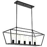 VINLUZ Farmhouse Kitchen Island Lighting,5 Light