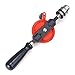 Skelang Hand Drill 1/4-Inch Capacity Powerful and Speedy Manual Hand Drill With Finely Cast Steel Double Pinions Design, 3 Jaw Chucks and ABS Anti Slip Handle