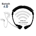 Cool Wireless Bluetooth 4.0 Adjustable Throat Vibrate Mic Microphone, Anti-Noise Tactical Neckband Vocal Military Headset/Headphones for Cellphone and Gaming