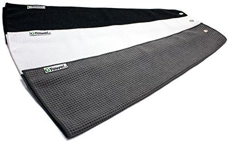 G-TOWEL Greenside Microfiber Golf Towel 16" x 24" - 3 Pack by GTowel