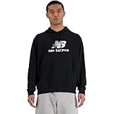 New Balance Men's Sport Essentials French Terry Logo Hoodie, Black, X-Small