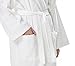 Arus Womens Hooded Classic Turkish Cotton Bath Robe White, Small-Medium
