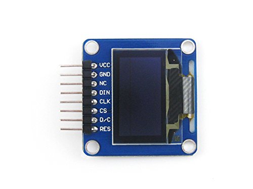 Waveshare 0.96inch OLED (A) Module 12864 Pixel I2C IIC SPI Curved/horizontal Pinheader SSD1306 Controller
