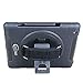Cellular360 Shockproof Case for iPad 2 iPad 3 iPad 4 with a 360 Degree Rotatable Kickstand,Adjustable Handle and Shoulder Strap (Black)