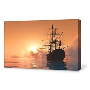 for Living Room Bedroom Home Artwork Paintings Sailboat...