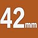 Apple Watch Band, 42mm iWatch Strap Premium Vintage Crazy Horse Genuine Leather Replacement Watchband with Stainless Metal Clasp for All Apple Watch Sport Edition - Brown