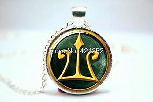 Pretty Lee 2015 Fashion Percy Jackson Inspired Necklace Glass Photo Cabochon Necklace Christmas gift