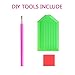 MXJSUA DIY 5D Diamond Painting Full Round Drill Kit Rhinestone Picture Art Craft Home Wall Decor 12x16In Green Dragon