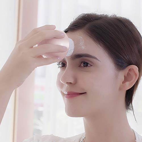 Liberex Sonic Vibrating Facial Cleansing Brush 3 Brush Heads with 3 Modes, Waterproof, Smart