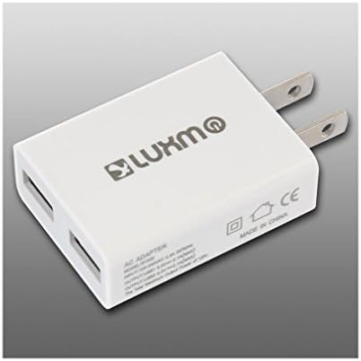 Turbo T2 Dual USB AC Travel Wall Charger 4.2A - White