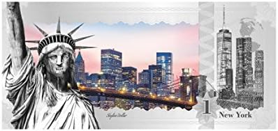 Skyline Dollar - New York $1 Silver Coin - Cook Islands 2017