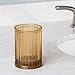 InterDesign Alston Tumbler Cup for Bathroom Vanity Countertops - Amber