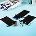40 Pack Microfiber Case Pouch Bag Glasses Sunglasses Case with 2 Pieces Cleaning Cloth (Black)