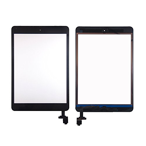 Wonsain-For-iPad-Mini-12-Touch-Screen-Digitizer-Complete-Assembly-with-IC-Chip-Home-Button-Tempered-Glass-Black