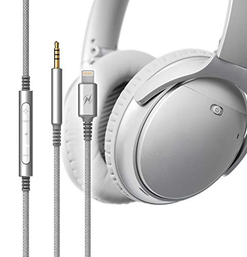 Audio Cable for Bose QC25 / QC35 / Noise Canceling 700 Headphones with iPhone Connector - Replacemen - //coolthings.us
