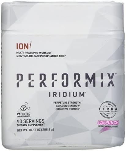Perfomix iridium Ioni Pre-Workout NET Wt 10.47 OZ(40 Servings)-Ice Punch