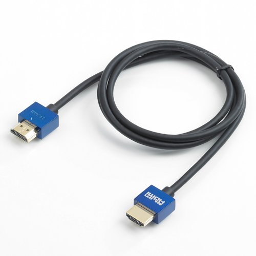 SlimHDMI 1m Slim HDMI Cable, The World's Slimmest HDMI Lead? (Gold Plated, 1080p, 3D, High Speed, ARC)